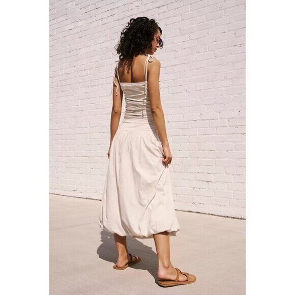 FREE PEOPLE Liza Drop-Waist Midi in Barnacle Island Size Small NWT - Picture 16 of 16